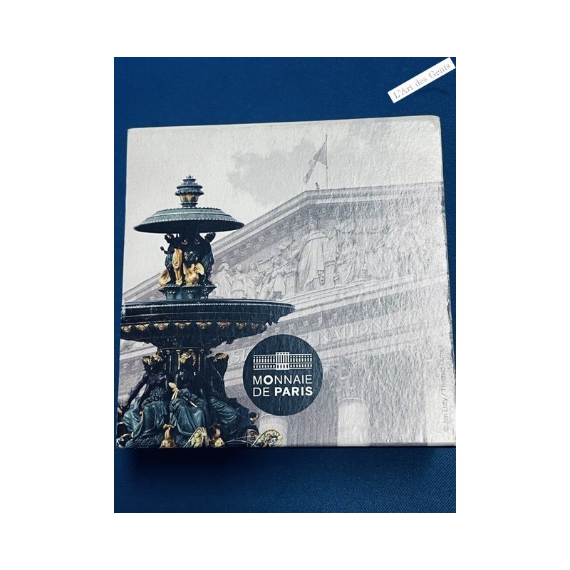 Coffret BE 10 euro 2017 Assemblée Nationale, Place de la Concorde -  lartdesgents.fr