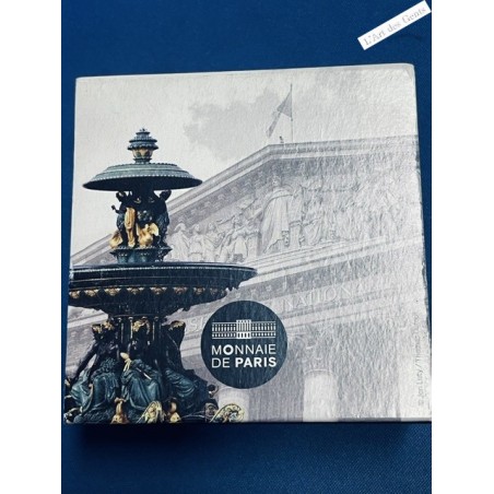 Coffret BE 10 euro 2017 Assemblée Nationale, Place de la Concorde -  lartdesgents.fr