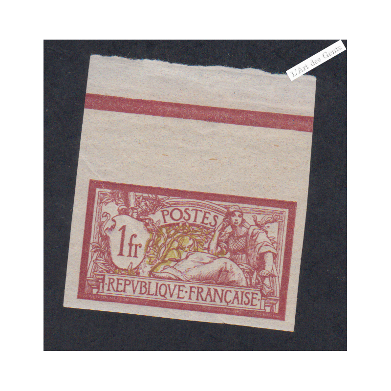Timbre n°121g - Non Dentelé - Merson - Neuf** - cote 700 Euros - lartdesgents.fr