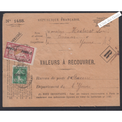 Devant de Lettre n°121-CI 2 - Merson -1923  Cote 217 Euros - lartdesgents.fr