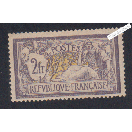 Timbre n°122 Type Merson-  Neuf* Signé - cote 1000 Euros lartdesgents.fr