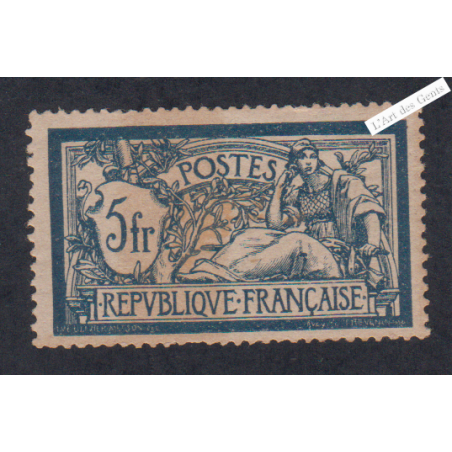 Timbre n°123 Type Merson-  Neuf* - cote 105 Euros lartdesgents.fr