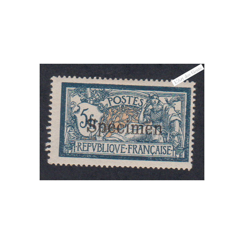 Timbre n°123-CI 3  - Type Merson -  Neuf* - cote 350 Euros lartdesgents.fr