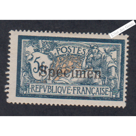 Timbre n°123-CI 3  - Type Merson -  Neuf* - cote 350 Euros lartdesgents.fr