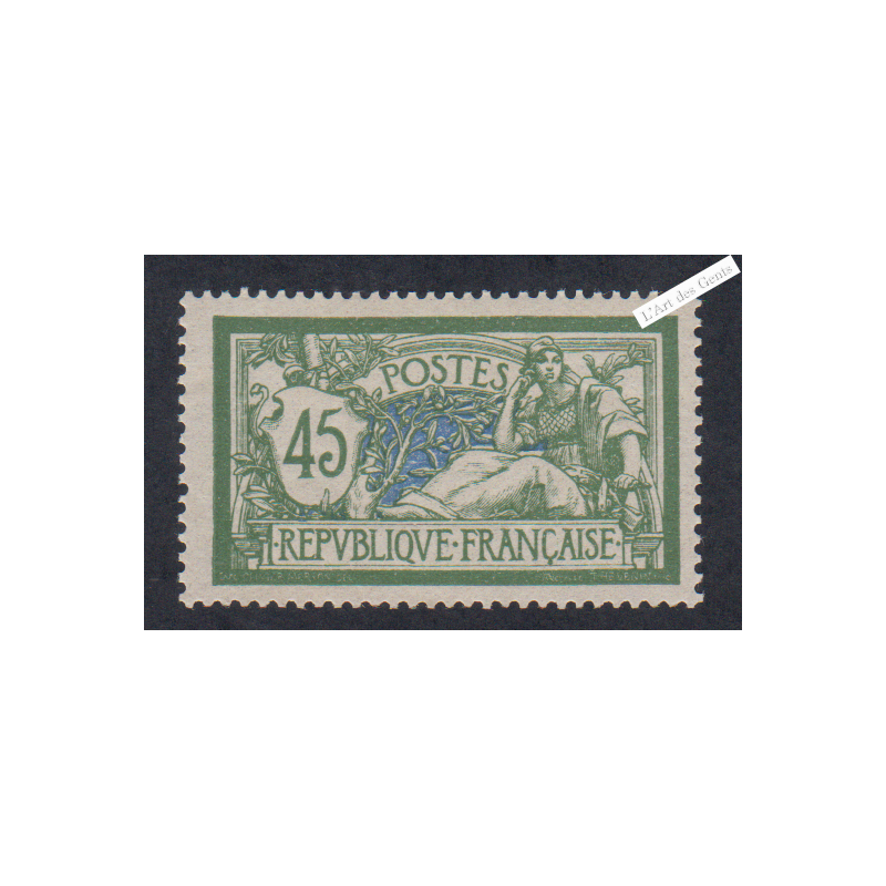 Timbre n°143  - Type Merson -  Neuf** - cote 120 Euros lartdesgents.fr