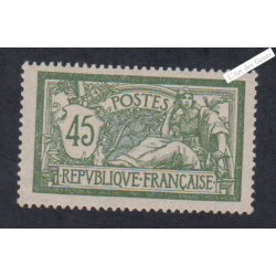 Timbre n°143a - ss teinte de fond - Type Merson -  Neuf** - cote 1100 Euros lartdesgents.fr