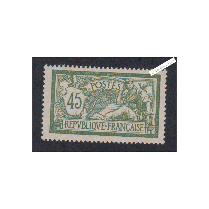 Timbre n°143a - ss teinte de fond - Type Merson -  Neuf** - cote 1100 Euros lartdesgents.fr