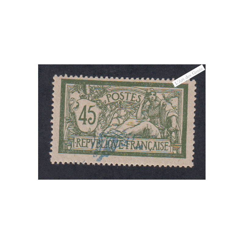 Timbre n°143c - Centre Très Déplacé - Type Merson -  Neuf* - cote 150 Euros lartdesgents.fr
