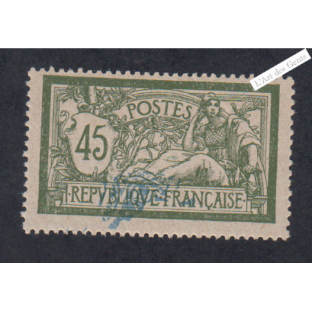 Timbre n°143c - Centre Très Déplacé - Type Merson -  Neuf* - cote 150 Euros lartdesgents.fr