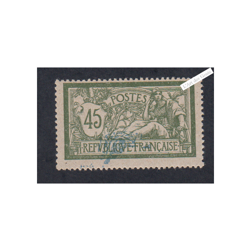 Timbre n°143c - Centre Très Déplacé - Type Merson -  Neuf* - cote 150 Euros lartdesgents.fr