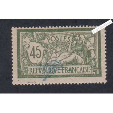 Timbre n°143c - Centre Très Déplacé - Type Merson -  Neuf* - cote 150 Euros lartdesgents.fr