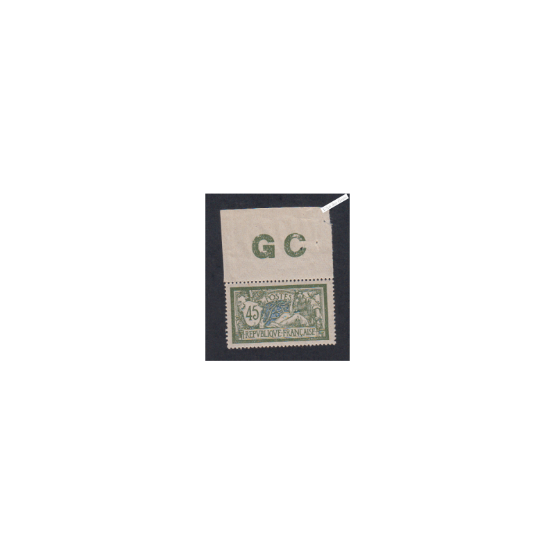 Timbre n°143d - Papier GC - Type Merson -  Neuf** - cote 135 Euros lartdesgents.fr