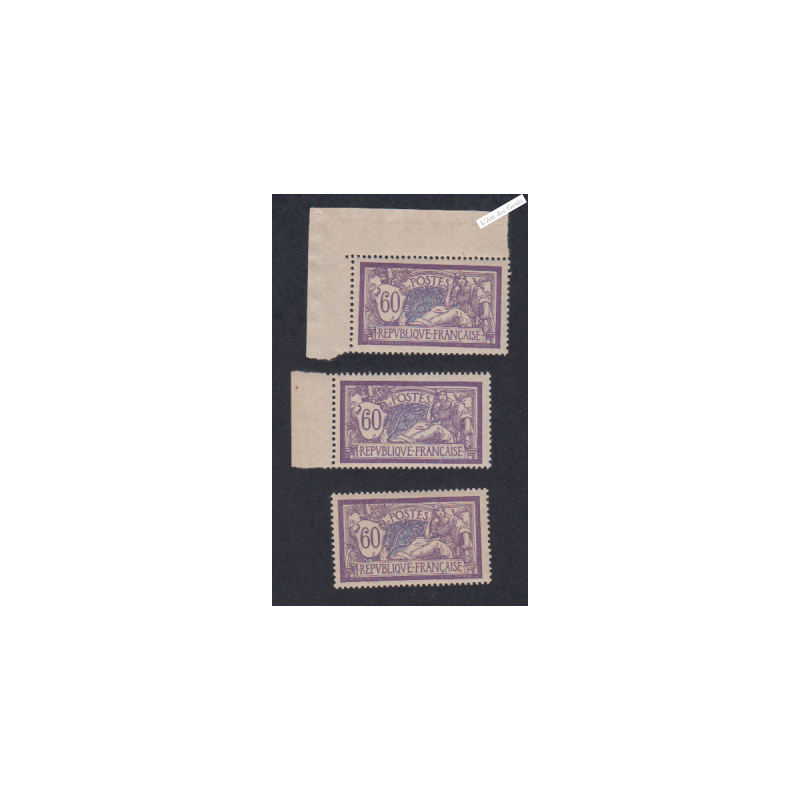 lot 3 Timbres n°144  - Type Merson -  Neufs** - lartdesgents.fr