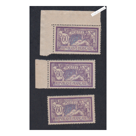 lot 3 Timbres n°144  - Type Merson -  Neufs** - lartdesgents.fr