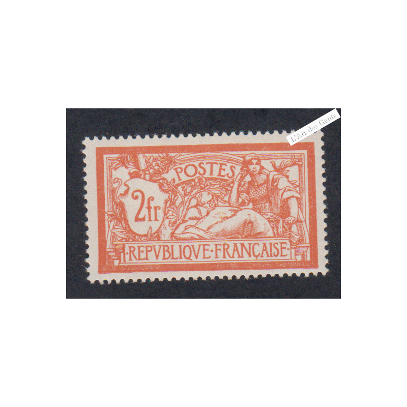 Timbre n°145d Sans Teinte de Fond - Type Merson -  Neuf** Cote 600 Euros - lartdesgents.fr