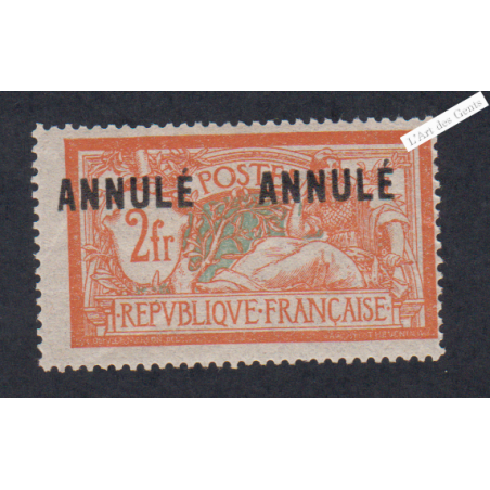 Timbre n°145-CI 1 - Type Merson -  Neuf** Cote 260 Euros - lartdesgents.fr