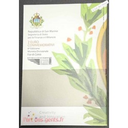 Coffret BU 2€ San Marino 2009 ANNEE INNOVATION, lartdesgents.fr