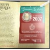 Coffret BU 2€ San Marino 2007 Guiseppe GARIBALDI, lartdesgents.fr
