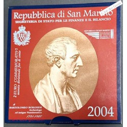 Coffret BU 2€ San Marino 2004 Bartolomeo Borghesi, lartdesgents.fr