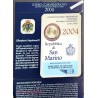 Coffret BU 2€ San Marino 2004 Bartolomeo Borghesi, lartdesgents.fr
