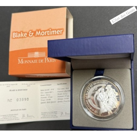 Coffret 10 € 2010 Blake et Mortimer, Belle Épreuve, lartdesgents