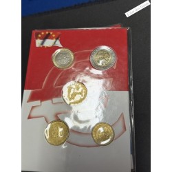 SERIE EURO MONACO 2002 NEUF 10 CENT à 2 € (5 MONNAIES), lartdesgents.fr