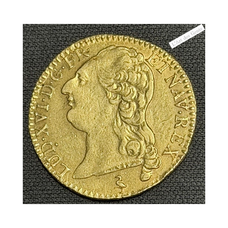 Louis d'or Louis XVI 1786 A 2ème sem. Superbe or 917/00, lartdesgents.fr