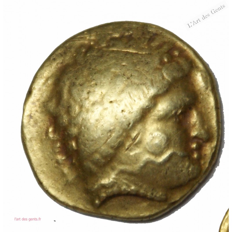 GAULE - CELTIC Centre-Ouest (Nord de la basse vallée de la Loire). Statère, type de Craon ND (IIIe s. av. J.C., lartdesgents.fr