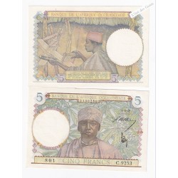 Billet 5 Francs 6-5-1942...