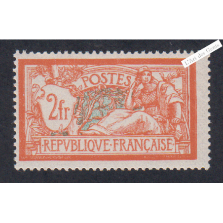 Timbre n°145 - Type Merson -  Neuf*- Signé - Cote 55 Euros - lartdesgents.fr