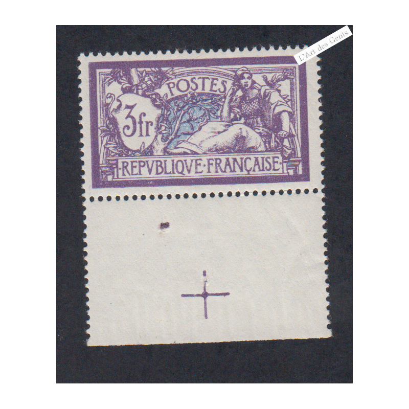 Timbre n°206 - Type Merson Bord de Feuille TBC - Signé - Cote 60 Euros - lartdesgents.fr