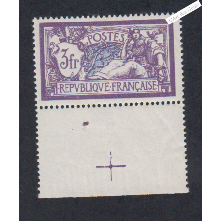 Timbre n°206 - Type Merson Bord de Feuille TBC - Signé - Cote 60 Euros - lartdesgents.fr