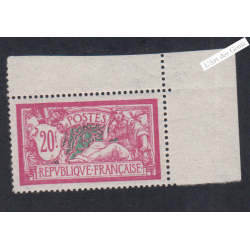Timbre n°208 - Type Merson- TBC - Neuf** - Cote 900 Euros - Signé - lartdesgents.fr
