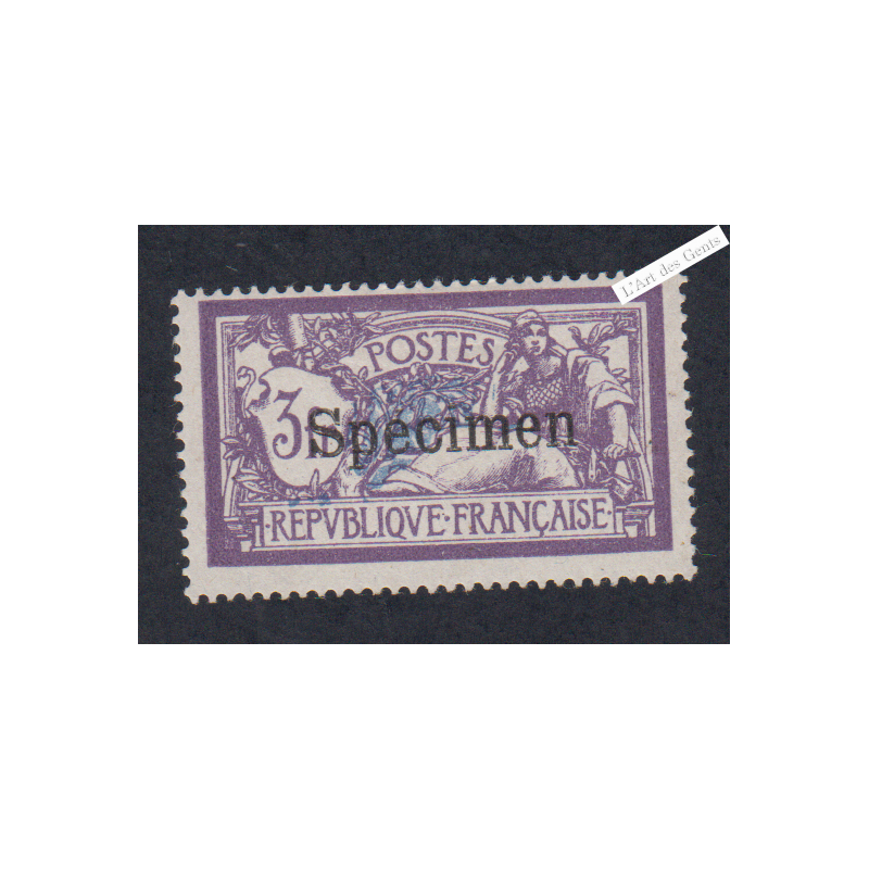 imbre n°206-CI 1 - Type Merson - Neuf* - Signé - Cote 140 Euros - lartdesgents.fr