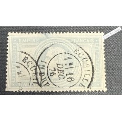 Timbre n°33, 5 f. violet-gris oblitéré cote 1200 Euros lartdesgents