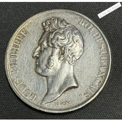 jeton argent Louis Philippe Ch. commerce de Rouen (lampe), lartdesgents.fr