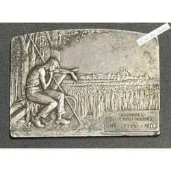 PLAQUE, en argent Concours petite culture BEL-ABBES 1914,  lartdesgents.fr