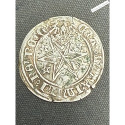 Isny - Ville impériale. Batzen (argent). 1508, lartdesgents.fr