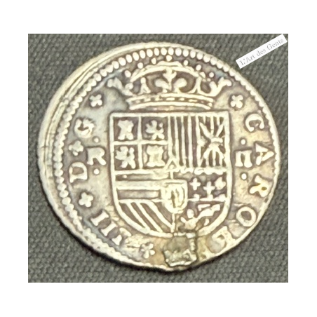 ESPAGNE *2 Reales 1710 Charles III (Pretendent) Barcelone, lartdesgents.fr