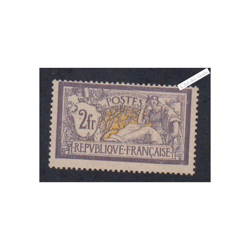 Timbre n°122 Type Merson-  Neuf* Signé - cote 1100 Euros lartdesgents.fr