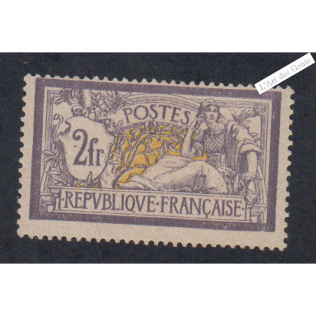 Timbre n°122 Type Merson-  Neuf* Signé - cote 1100 Euros lartdesgents.fr