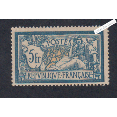 Timbre n°123 Type Merson-  Neuf* - cote 105 Euros lartdesgents.fr