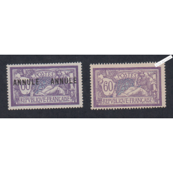 Timbres n°144 et n°144-CI 1...