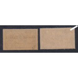 Timbres n°144 et n°144-CI 1 signé - Type Merson -  Neufs** - lartdesgents.fr