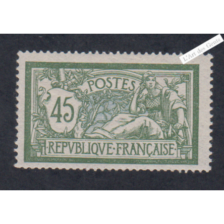 Timbre n°143  - Type Merson -  Neuf** - cote 120 Euros lartdesgents.fr