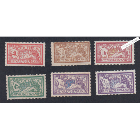 Lot de 6 Timbres Type Merson -  Neufs* - cote 261 Euros lartdesgents.fr