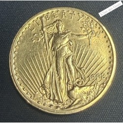 US, 20$ OR 1908 LIBERTY, lartdesgents.fr