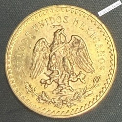 MEXIQUE, 50 PESOS OR 1821 1945 , lartdesgents.fr