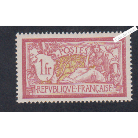 Timbre n°121 - Merson - Neuf** - cote 115 Euros - Signé - lartdesgents.fr
