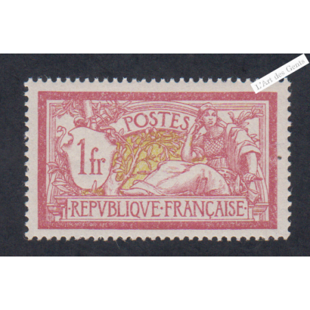 Timbre n°121 - Merson - Neuf** - cote 115 Euros - Signé - lartdesgents.fr